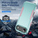 iPhone 17 Air Pioneer Armor Heavy Duty PC + TPU Phone Case - Green+Pink