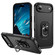 iPhone 17 Air Pioneer Armor Heavy Duty PC + TPU Phone Case with Holder - Black