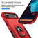 iPhone 17 Air Pioneer Armor Heavy Duty PC + TPU Phone Case with Holder - Red+Rose Red