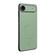 iPhone 17 Air Plain Leather MagSafe Shockproof Phone Case - Green