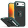 iPhone 17 Air Q Shadow 1 Series TPU + PC Phone Case with Ring - Dark Green