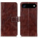iPhone 17 Air Retro Crazy Horse Texture Horizontal Flip Leather Phone Case - Brown