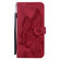iPhone 17 Air Retro Skin Feel Butterflies Embossing Horizontal Flip Leather Phone Case - Red