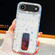 iPhone 17 Air Rhinestone Glitter TPU 4-corners Anti-fall Phone Case with Holder - Transparent Stars