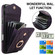 iPhone 17 Air Rhombic Texture Card Bag Phone Case with Long Lanyard - Dark Purple