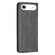 iPhone 17 Air Rhombus Texture Magnetic Leather Phone Case - Black