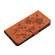 iPhone 17 Air Rose Flower Embossing Pattern Leather Phone Case - Brown