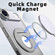 iPhone 17 Air Rotating Ring Magnetic Holder Phone Case - Titanium Grey