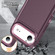 iPhone 17 Air Rugged PC + Silicone Phone Case with Holder - Purple+Pink
