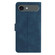 iPhone 17 Air Seven Butterflies Embossed Leather Phone Case - Blue