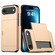 iPhone 17 Air Shockproof Armor Phone Case with Card Slot - Gold