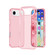 iPhone 17 Air Shockproof Terminator Glitter Powder Phone Case - Transparent Pink