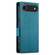 iPhone 17 Air Side Buckle Magnetic Frosted Leather Phone Case - Blue