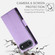 iPhone 17 Air Side Buckle Magnetic Frosted Leather Phone Case - Purple