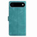 iPhone 17 Air Skin Feel Embossed Feather Leather Phone Case - Green