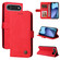 iPhone 17 Air Skin Feel Life Tree Leather Phone Case - Red