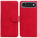 iPhone 17 Air Skin Feel Pure Color Flip Leather Phone Case - Red
