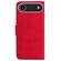 iPhone 17 Air Skin Feel Pure Color Flip Leather Phone Case - Red