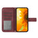 iPhone 17 Air Skin Feel Sun Flower Embossed Flip Leather Phone Case with Lanyard - Wine Red