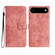 iPhone 17 Air Skin-feel Embossed Butterfly Leather Phone Case - Pink