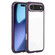 iPhone 17 Air Solid Color Edge Transparency Acrylic TPU Phone Case - Dark Purple