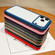 iPhone 17 Air Solid Color Edge Transparency Acrylic TPU Phone Case - Dark Purple