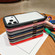 iPhone 17 Air Solid Color Edge Transparency Acrylic TPU Phone Case with Wrist Strap - Pink