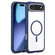 iPhone 17 Air Solid Color Edge Transparency MagSafe Magnetic Phone Case - Royal Blue