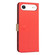 iPhone 17 Air Splicing Color Hollow Flower Pattern RFID Leather Phone Case - Red