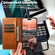 iPhone 17 Air Suteni Calf Texture Horizontal Flip Leather Phone Case - Khaki
