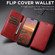 iPhone 17 Air Suteni Calf Texture Horizontal Flip Leather Phone Case - Red