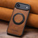 iPhone 17 Air Suteni G3 Oil Wax 360 Rotation Holder MagSafe Back Phone Case - Brown