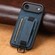 iPhone 17 Air Suteni H13 Litchi Leather Wrist Strap Wallet Back Phone Case - Blue