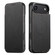 iPhone 17 Air Suteni J06 Retro Matte Litchi Texture Leather MagSafe Phone Case - Black