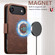 iPhone 17 Air SUTENI J07 Multifunctional Horizontal Flip Magsafe Leather Phone Case - Brown