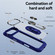 iPhone 17 Air TPU + PC Lens Protection Phone Case with Ring Holder - Blue