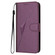 iPhone 17 Air Triangle Pattern Buckle Clasp Leather Phone Case - Dark Purple