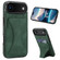 iPhone 17 Air Ultra-thin Shockproof Phone Protective Case with Holder - Green