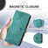 iPhone 17 Air YX0080 Grid Butterfly Embossed Pattern Flip Leather Phone Case with Lanyard - Light Blue