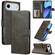 LC.IMEEKE Calf Texture Horizontal Flip Leather Case iPhone 17 Air - Grey