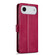 LC.IMEEKE Calf Texture Horizontal Flip Leather Case iPhone 17 Air - Red