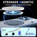 iPhone 17 Pro 360-degree Rotating MagSafe Magnetic Holder Phone Case - Blue