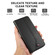 iPhone 17 Pro ABEEL Delicate Texture Splicing RFID Leather Phone Case - Black