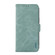 iPhone 17 Pro ABEEL Frosted Magnetic RFID Leather Phone Case - Cyan