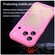 iPhone 17 Pro Armor Glaze MagSafe Magnetic Phone Case - Pink