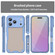 iPhone 17 Pro Armor Glaze PC Hybrid TPU Phone Case - Blue
