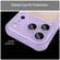 iPhone 17 Pro Armor Glaze PC Hybrid TPU Phone Case - Purple
