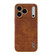 iPhone 17 Pro AZNS Electroplated Frame Crocodile Texture Full Coverage Phone Case - Brown