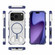 iPhone 17 Pro BIBERCAS Transparent Color Series MagSafe Air Bag Shockproof Phone Case - Blue