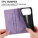 iPhone 17 Pro Business Solid Color Magnetic RFID Leather Phone Case - Purple